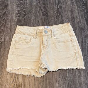No boundaries tan shorts
